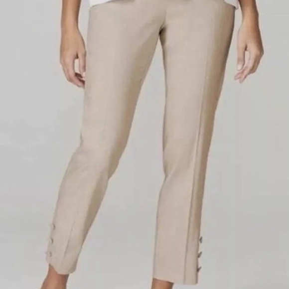 J jill Sz s stretch linen crop pant - Picture 2 of 15